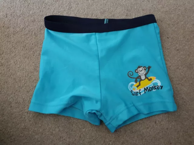 Matalan Blue Boys Swimming Shorts Age 12- 18 Months