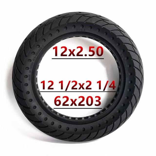 TREFAN Lot De 2 Chambres à Air Épaisses 12 1/2 X 2,50/2,75 – Valve 90° – Pour Trottinette Électrique & Véhicules 12,5 Pouces – Caoutchouc Butyle Renforcé