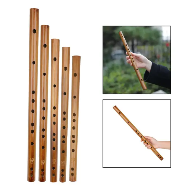 Traditionelle handgefertigte chinesische Musikinstrument Bambus Holzflöte 52 cm