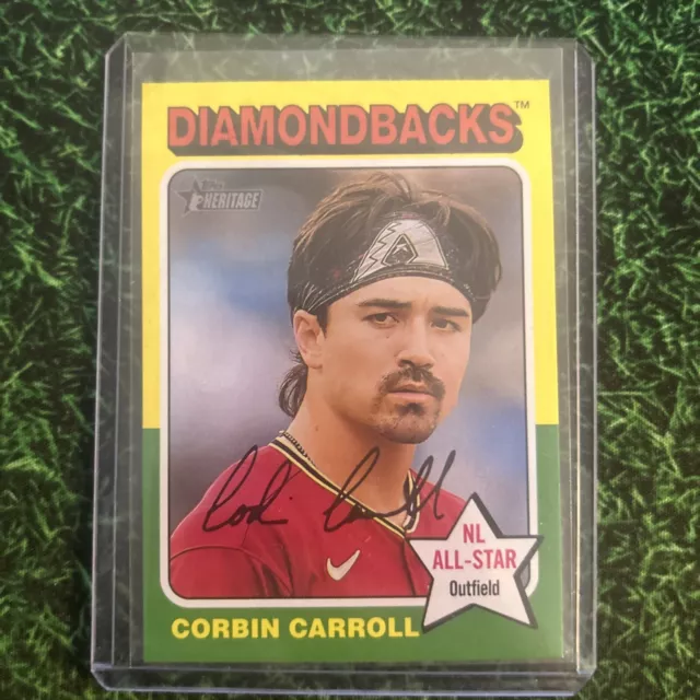 2024 TOPPS HERITAGE Image Variations 372 Corbin Carroll Diamondbacks