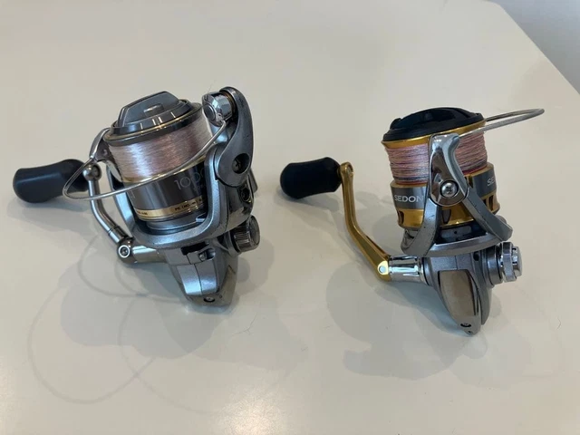 Shimano NASCI 1000s & SEDONA 2500s 2台 SHIMANO NASCI 1000S SEDONA 2500s Spinning Reel Used JDM Japan