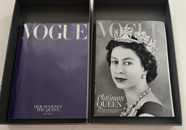 BRITISH VOGUE MAGAZINE April 2022 Queen Elizabeth II Platinum