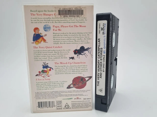 ERIC CARLE - The Very Hungry Caterpillar and Other Stories, VHS Video £ ...