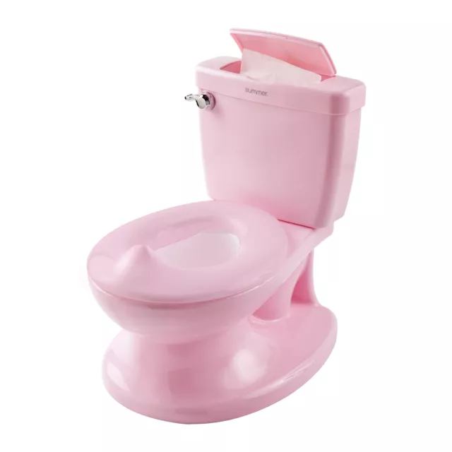 Summer Infant Baby Toddlers My Size Potty Toilet Flip-up Lid Removable Bowl Pink