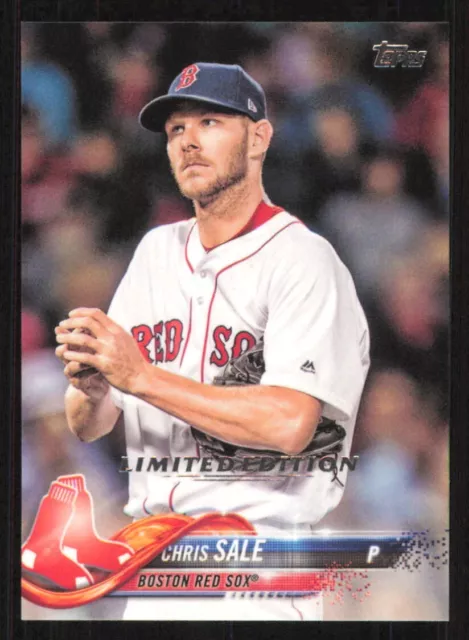 2018 Topps CHRIS SALE Limited Edition BOSTON RED SOX card 1,000 made #20