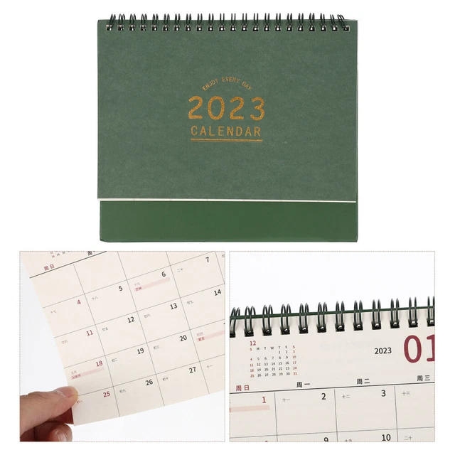 DAILY PLANNERS 2023 Desktop Calendar 2023 Desk Calendar House Ornaments