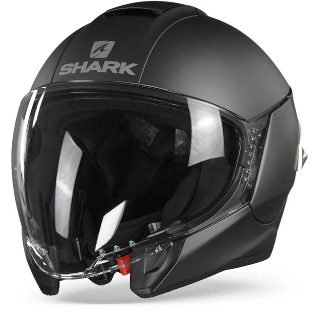 Shark Citycruiser AMA Blank Matt Anthracite Jet Helmet