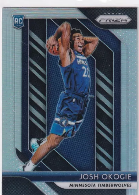 2018-19 Panini Prizm NBA Basketball Numéro 37 Josh Okogie Rookie Silver