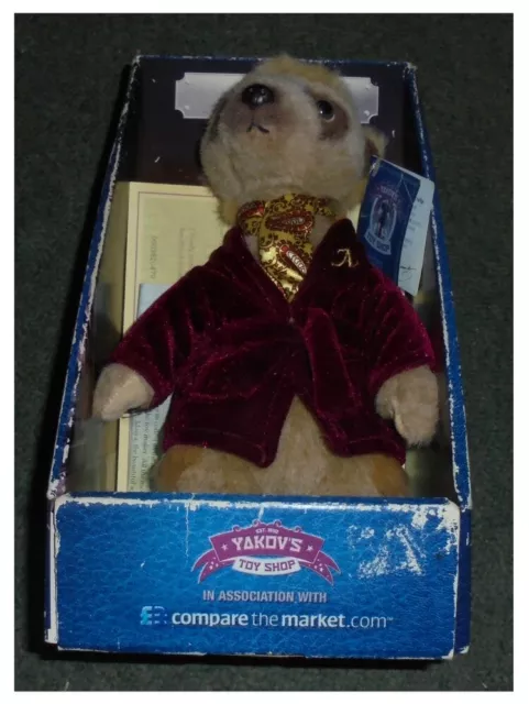 Compare The Market Meerkat Plush Boxed Aleksandr Soft Toy