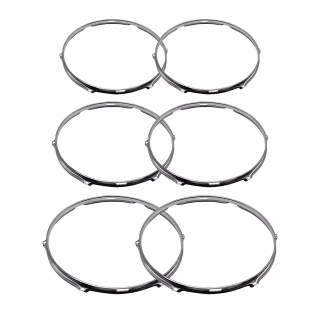 6 Hole Drum Rim Heavy Duty Bass Drum Hoop for Home Decor Accessory Office