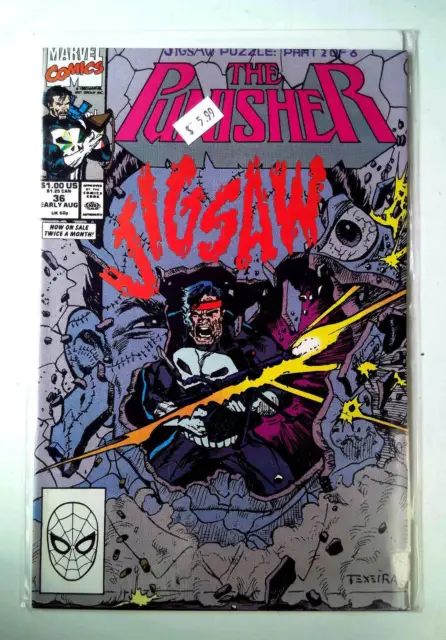 The Punisher #36 Marvel Comics (1990) NM- 2nd Series 1st Print Comic Book
