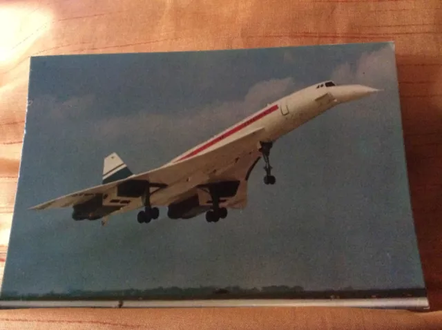 Carte postale AVION AVIATION AIR FRANCE CONCORDE SUPERSONIQUE 2