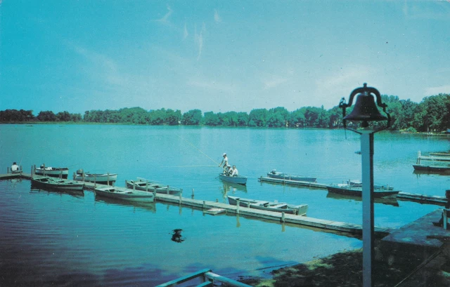 SW Coldwater MI 1952 MORRISON LAKE Summer Vacation FISHING FUN Cottages & Cabins