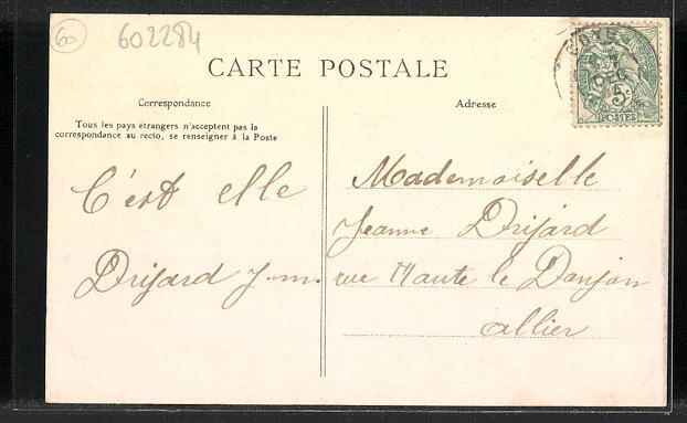 CPA Coye, La Grande Rue, Postes et Telegraphes 2