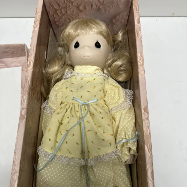 Precious Moments Porcelain Bisque Doll SUMMERS JOY Four Seasons Vintage 90s 13in 2
