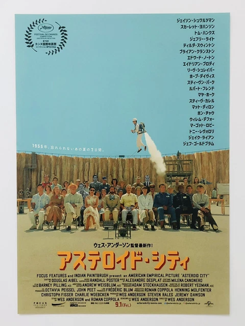Asteroid City Wes Anderson Scarlett Johansson Movie Flyer Mini Poster CHIRASHI