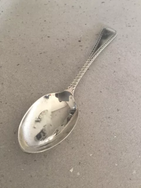 Antique Sterling Silver Desert Spoon. Sutherland & Roden. Sheffield 1910.