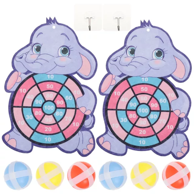 2 Sets Kids Dart Board Set Children Interactive Dart Board Game Toddler