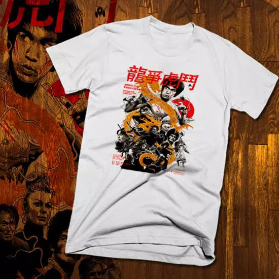 Vintage martial arts Action Movie T-shirt Retro Kung fu Classic New Tee