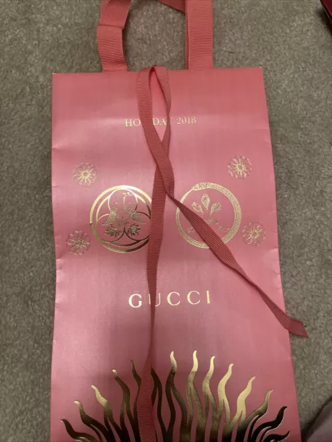 5 GUCCI SMALL Holiday 2018 Paper Bag 17 11.5 6cm 19.99 PicClick UK