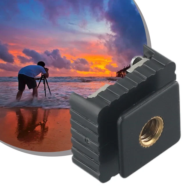 Flash Hot Shoe Adaptateur pour 0.6cm Vis Studio Éclairage Stand Trépied Pièces