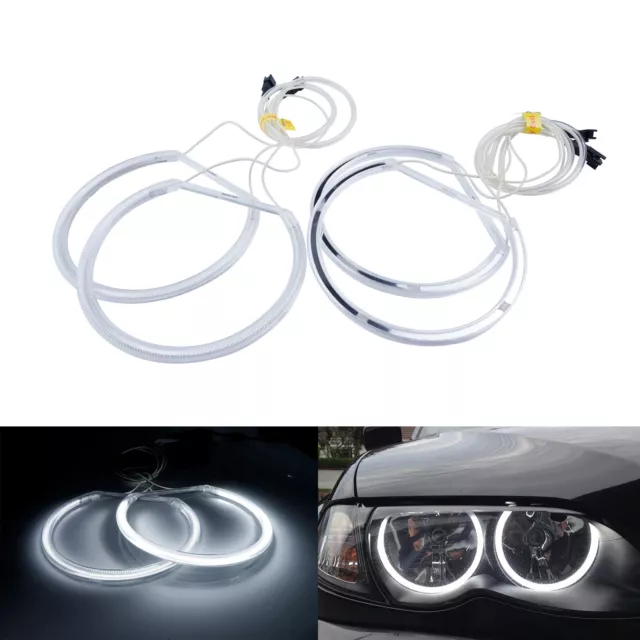 4x131mm CCFL Halo Angel Eyes Standlichtringe Standlicht für BMW E46 E36 E38 E39