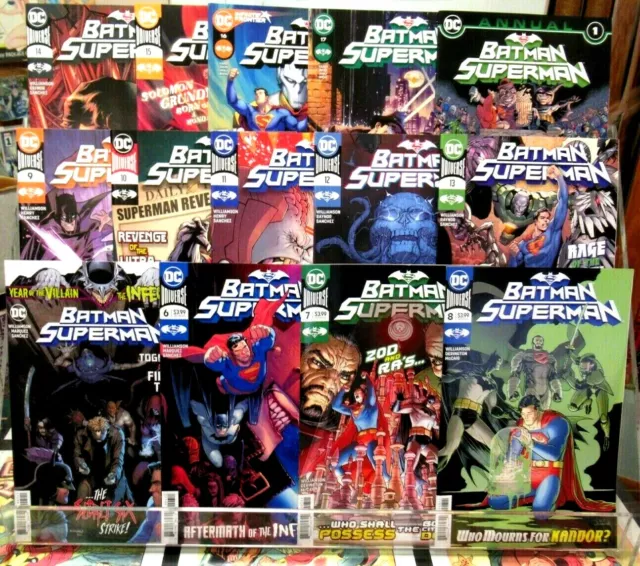 BATMAN SUPERMAN #5 thru #17 + Annual #1 DC COMICS Full Run SECRET SIX 2020 NM