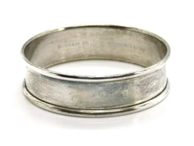 Vintage Gorham Sterling Silver Plain Round Napkin Ring 6290