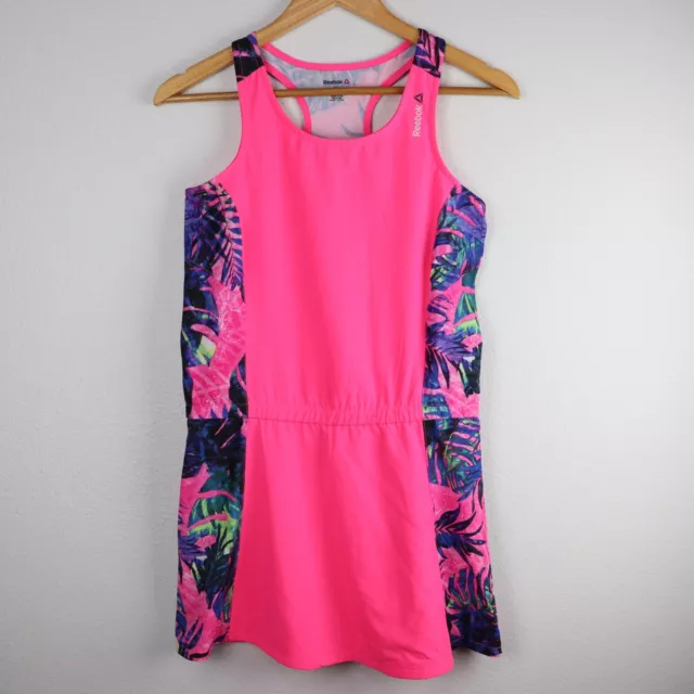 Reebok Girl's Athletic Active Pink Tank Sleeveless Racerback Dress - Size XL