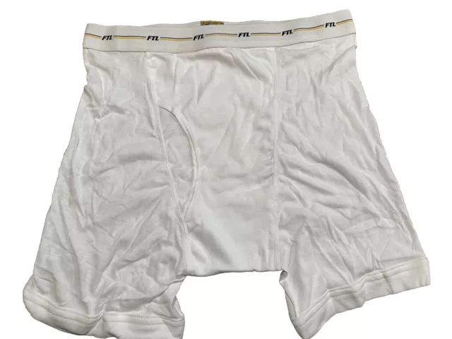 2PR MEN'S VINTAGE Fruit of the Loom XL Tighty Whities White Brief