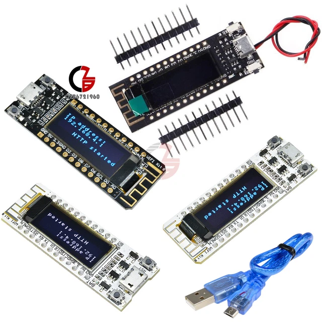 NODEMCU WIFI ESP8266 0.91'' OLED Display Screen Board CP2104 Module for ...