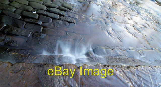 Photo 6x4 The River Don falling over Oughtibridge weir  c2007