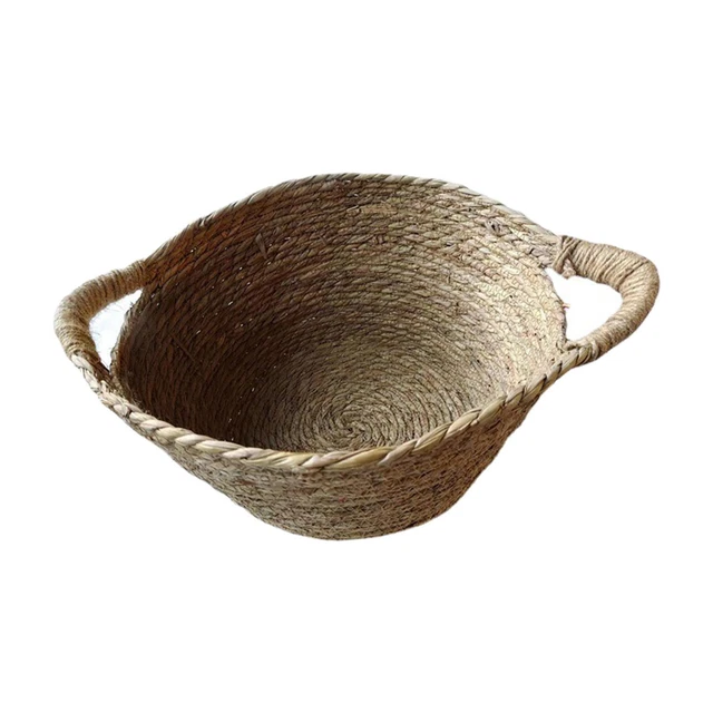 Panier Nouveau-né Tissé à La Main Paille Berceau Accessoires