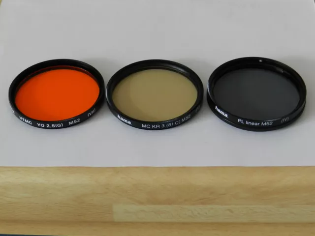 Hama 52mm YO 2.5 (Gelborange) HTMC, KR-3 Multicoated, Polfilter linear