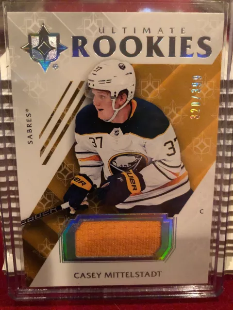 Casey Mittelstadt 2018-19 Ultimate Collection Ultimate Rookies Jersey 320/399