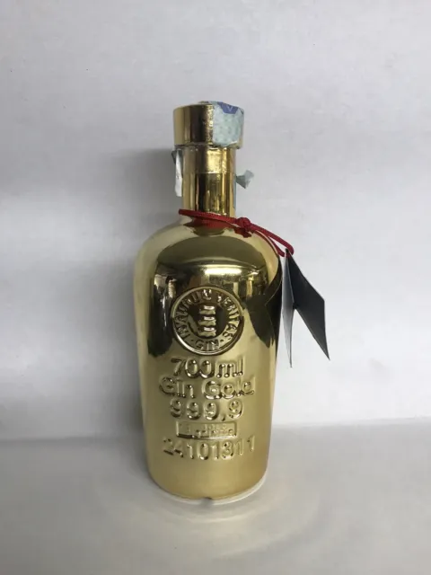 Bottiglia Vuota  GIN GOLD 999.9 Da Collezione