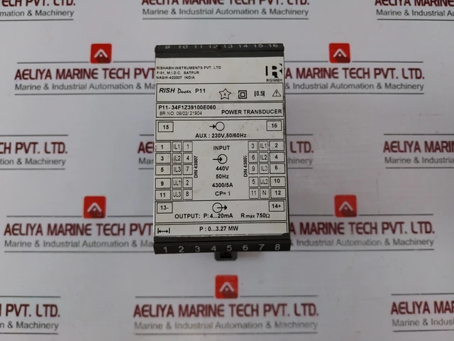 RISHABH RISH DUCER P11 Leistungswandler 230V 50/60Hz 750 Ohm EUR 157,90 ...