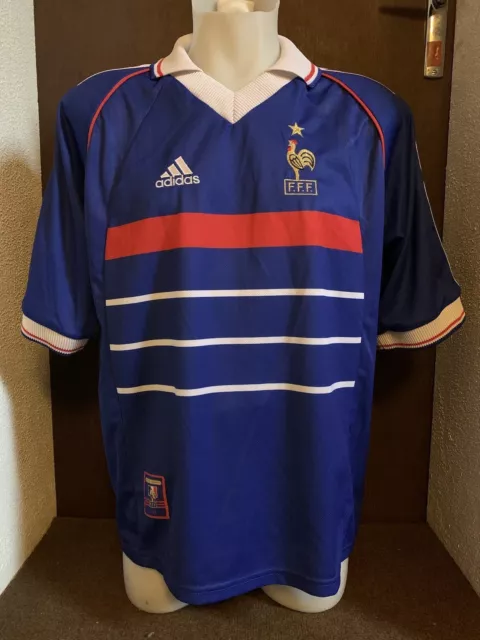 MAILLOT FRANCE 1998 authentic M r dition 08 trikot maglia soccer
