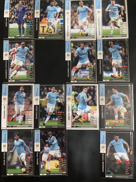 Manchester City Complete Sets Panini/Sega (Japan) WCCF