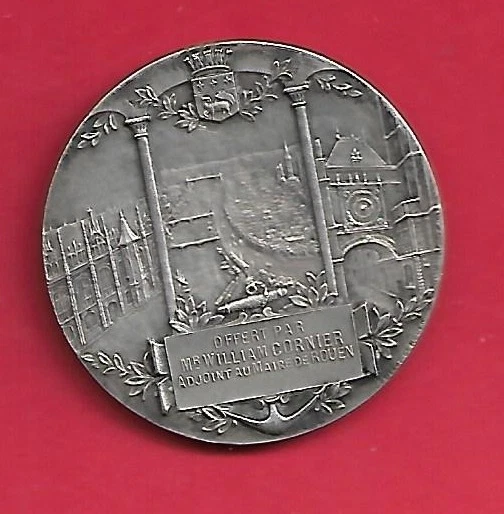 MEDAILLE HENRI BOULEY ACADEMIE DES SCIENCES PAR OSCAR ROTY ART NOUVEAU