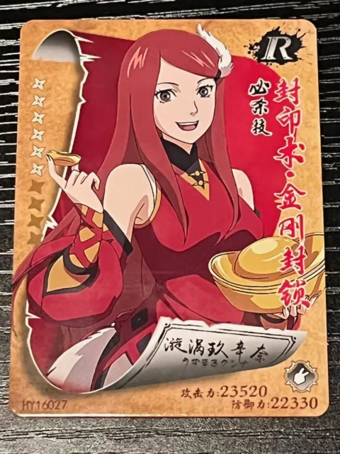 NARUTO Card Game Kushina Uzumaki 19/85 Japanese BANDAI 2012 F/S