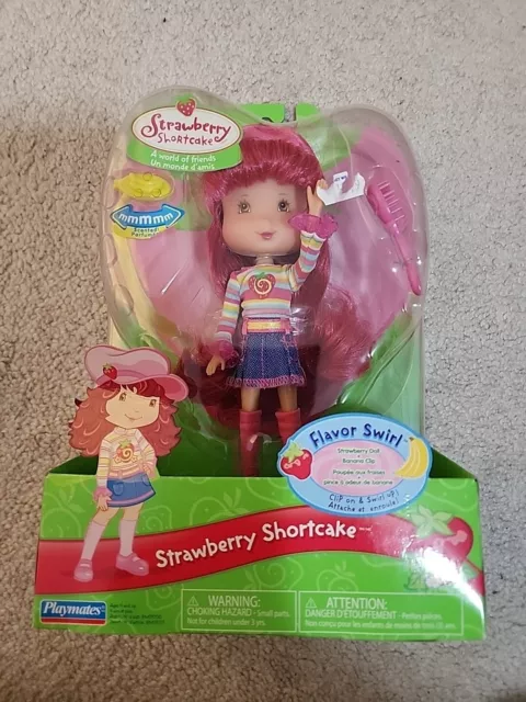 Strawberry Shortcake Flavor Swirl Playmates Doll - SEALED