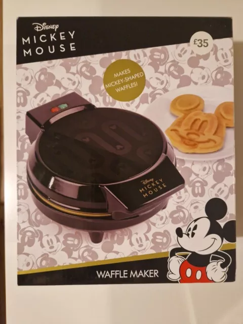 Disney Mickey Mouse Large Premium Waffle Maker Brand New Gift RRP £35