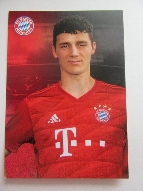 BENJAMIN PAVARD BAYERN München US USA Tour englische Autogrammkarte 19 ...