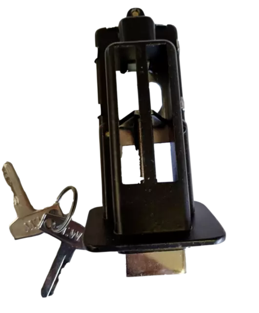 ukscooters VESPA BLACK SEAT LOCK WITH TWO KEYS ET3 V50 PRIMAVERA KING QUEEN