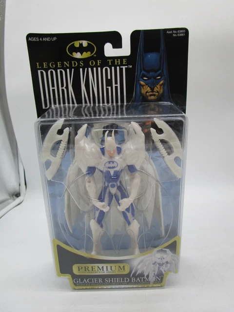 1996 Kenner BATMAN LEGENDS OF THE DARK KNIGHT *GLACIER SHIELD BATMAN* (SEALED)