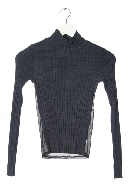 ZARA Pull-over à col roulé Dames Pull T EU 36 bleu-noir style décontracté ZARA Pull-over à col roulé Dames Pull T EU 36 bleu-noir style décontracté