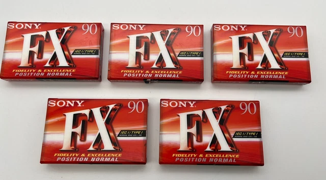 Cassette Audio Sony FX 90 IEC II Type II K7 Neuve