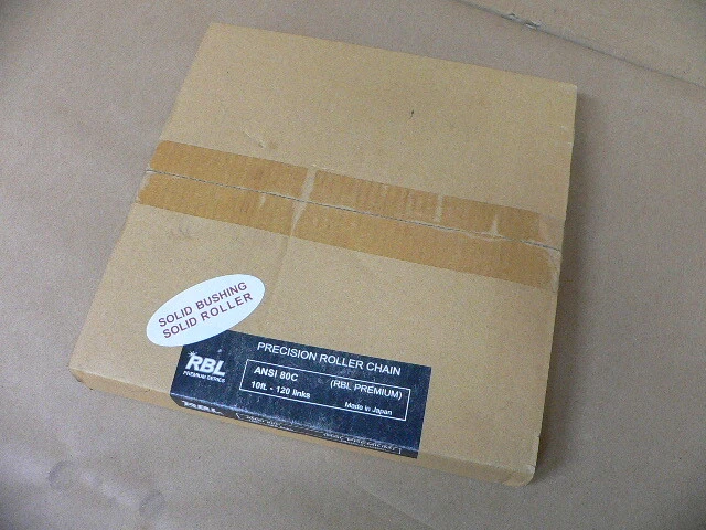 Rbl Ansi 80C Solid Bushing Solid Roller Brand New Chain