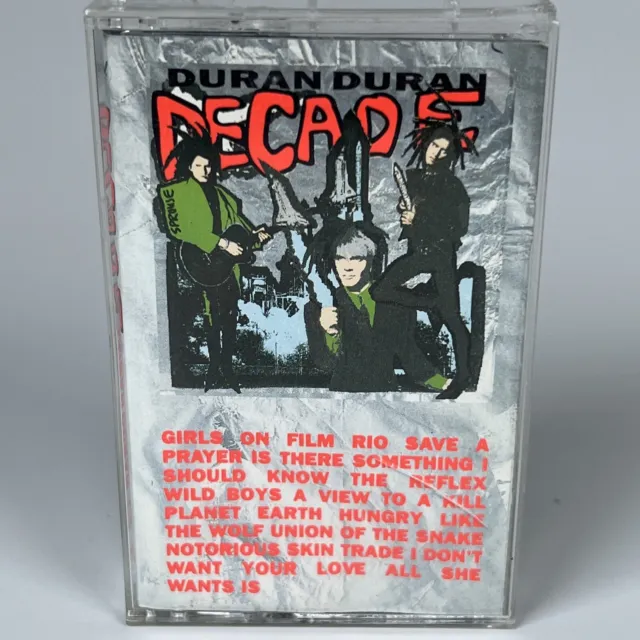 Duran Duran, Decade, Cassette, 1989 Capitol Records Tested